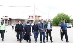 بازدید فرماندار از کشتارگاه سیمین ناز میاندورود