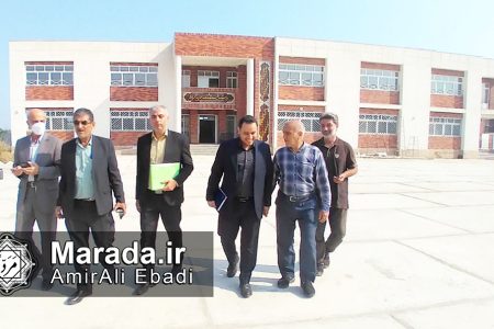 نظارت بر پروژه دبستان شهید برزگر روستای بادله