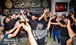 عزاداری حسینی شب نوزدهم محرم الحرام در روستای انجیل نسام