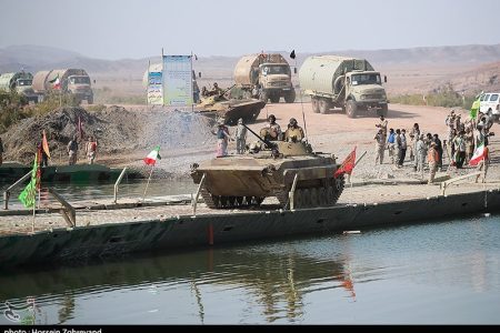 رزمایش اقتدار نیروی زمینی سپاه در منطقه عمومی ارس
