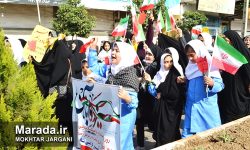 حضور پر شور مردم میاندورود در راهپیمایی ۱۳ آبان ۱۴۰۱