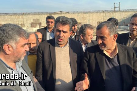 بازدید از طرح اجرای مقاوم سازی و انشعاب از کف مخزن لسانی ساری
