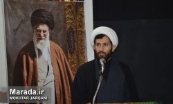 مراسم تبیین شهادت حضرت زهرا (س) در تازه آباد بخش گهرباران