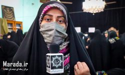 گفتگو با تحصن کنندگان مطالبه گری حجاب در ساری