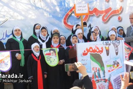 حضور حماسی میاندورودی ها در راهپیمایی ۲۲ بهمن چهل و چهارمین فجر انقلاب / تصویری