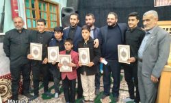 تقدیر از مداحان نوجوان ساروی بمناسبت وفات حضرت خدیجه (س)