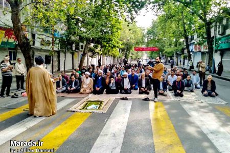 نماز عید فطر به امامت حجت الاسلام والمسلمین سید جلال صالحی در ساری / تصاویر
