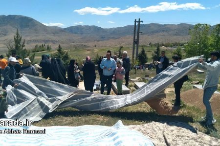 آیین عید مردگان در روستای ولویه علیا / تصاویر