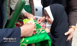 استقبال از پرچم بارگاه حضرت معصومه (س) و افتتاح مدرسه علمیه ریحانه الرسول در شهر نکا