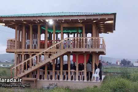 تکریم از سه شهید گمنام فریم شهر دودانگه ساری در پنجشنبه ای شهدایی