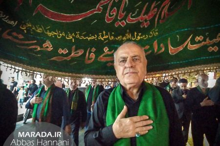 هیئت عزاداری بنی فاطمه آغازگر دسته روی بین تکایای ساری / عکس