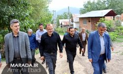 بازدید مسئولان از راه های روستایی بالادست شهرستان میاندورود