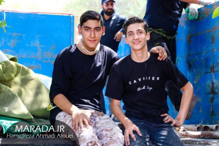 استقرار موکب شهید بلباسی در مسیر نجف به کربلای معلی / عکس