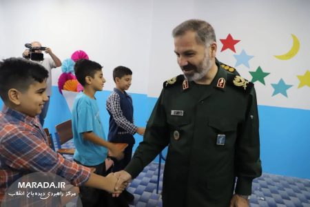 افتتاح مدارس مبین نوشهر با حضور فرمانده سپاه کربلا / عکس