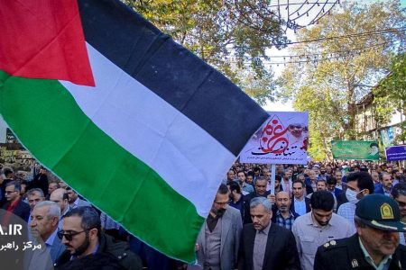 راهپیمایی محکومیت جنایات رژیم صهیونیستی / ساری / عکس