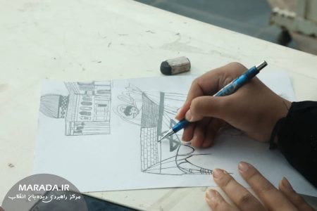 در حاشیه مسابقه طراحی و کاریکاتور نقش قدس / عکس