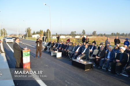 تسهیل در ارتباطات جاده ای ساری میاندورود با افتتاح پل ساحلی فجر / عکس
