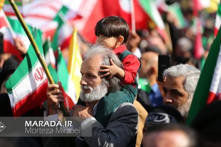 جلوه هایی از راهپیمایی ۲۲ بهمن ۱۴۰۲ ساری / ویدئو