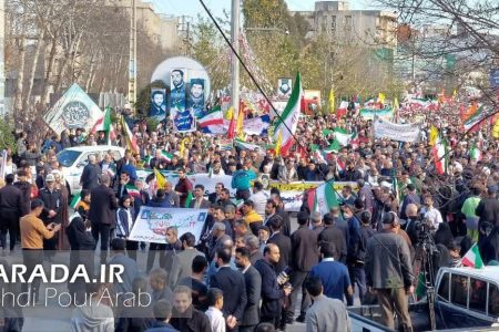 اصناف در راهپیمایی ۲۲ بهمن مرکز مازندران ۱۴۰۲ / عکس : م. پورعرب + شمیرانی +