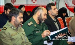 آیین رزمایش جهادگران فاطمی در محلات کم برخوردار شهر ساری / نمایشگاه اقتصاد مقاومتی سپاه ساری در محله کوی پایین دزا