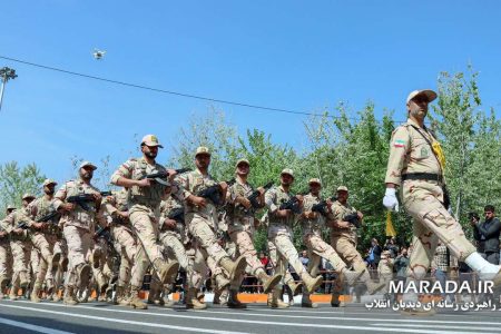 رژه روز ارتش در ساری ۱۴۰۳ / ویدئو