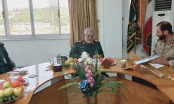 فرمانده نیروی زمینی سپاه پاسداران انقلاب اسلامی در لشکر ۲۵ کربلا حضور یافت