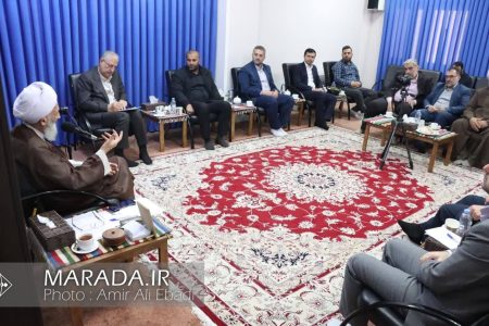 شورای شهر ساری در دیدار با نماینده مقام معظم رهبری در مازندران / عکس