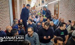 بازاریان و اصناف ساری در سوگ شهدای خدمت نشستند