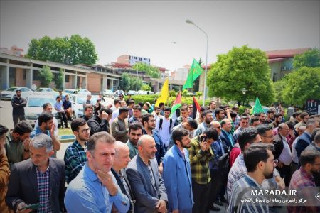 دانشجویان جهادی دانشگاه نوشیروانی بابل در حمایت از غزه مظلوم همصدا با دانشگاه های سراسر استان مازندران / عکس