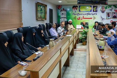 نشست هم اندیشی رابطین رسانه ای حوزه های مقاومت بسیج سپاه ساری / عکس