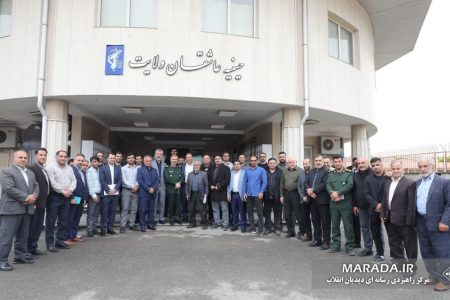 نشست ارکان هیئت های کشتی استان مازندران با فرمانده سپاه کربلا / عکس