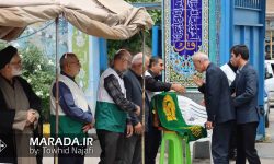 برپایی چایخانه امام رضا (ع) کانون خدمات رضوی شهرستان میاندورود