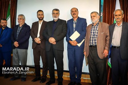 آیین گرامیداشت روز خبرنگار در کارخانه صنایع چوب و کاغذ مازندران