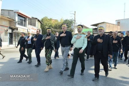 آیین سوگواری هیئت‌ مذهبی نیروهای مسلح میاندورود در ۲۸ صفر
