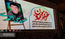 بیست و نهمین یادواره شهدای دودانگه ساری با محوریت شهید علی احمدی کناری
