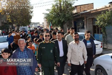 همایش اقتدار بسیجیان میاندورود / عکس