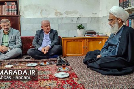 دیدار یونسی استاندار مازندران با آیت الله صدوقی مازندرانی / عکس