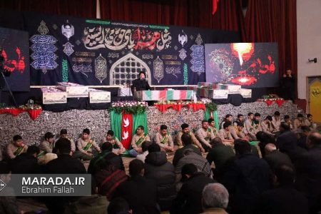 شب وداع با آلاله های زهرایی دوران دفاع مقدس در حسینه عاشقان کربلا ساری / عکس