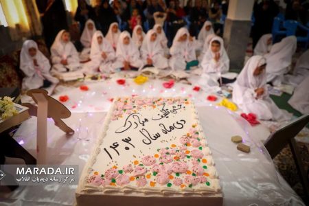 جشن عبادت دانش آموزان دختر منطقه لفور سوادکوه شمالی / عکس