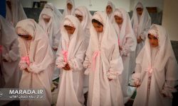 جشن عبادت دانش آموزان دختر منطقه لفور سوادکوه شمالی