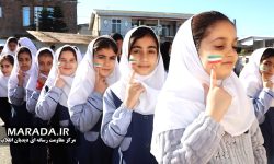 گرامیداشت دهه مقاومت در دبستان شهید کاظمی روستای عباسعلی کش ساری