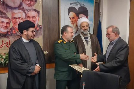 آیین معارفه مدیر دارالقرآن بسیج شهرستان رامسر