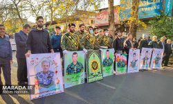 محکومیت اقدامات تروریستی عوامل صهیونیستی آمریکایی اغتشاشات در آیین تشییع شهدای مدافع امنیت شهر ساری