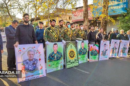 محکومیت اقدامات تروریستی عوامل صهیونیستی آمریکایی اغتشاشات در آیین تشییع شهدای مدافع امنیت شهر ساری