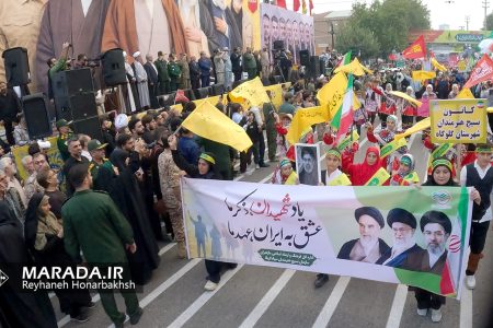 هنرمندان مازندران در رژه جان فدایان ایران زمین _ گزارش تصویری اول